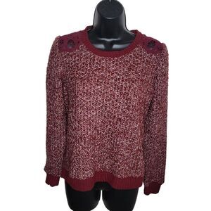 Miss Me chunky lace shoulder sweater size XS